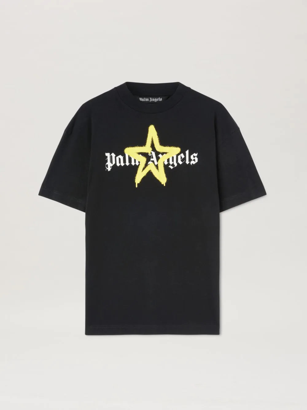 Playera Palm Angels Negra Star Sprayed