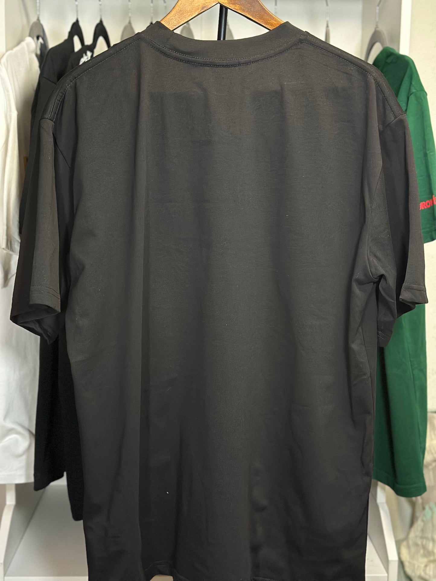 Playera Palm Angels Negra Star Sprayed