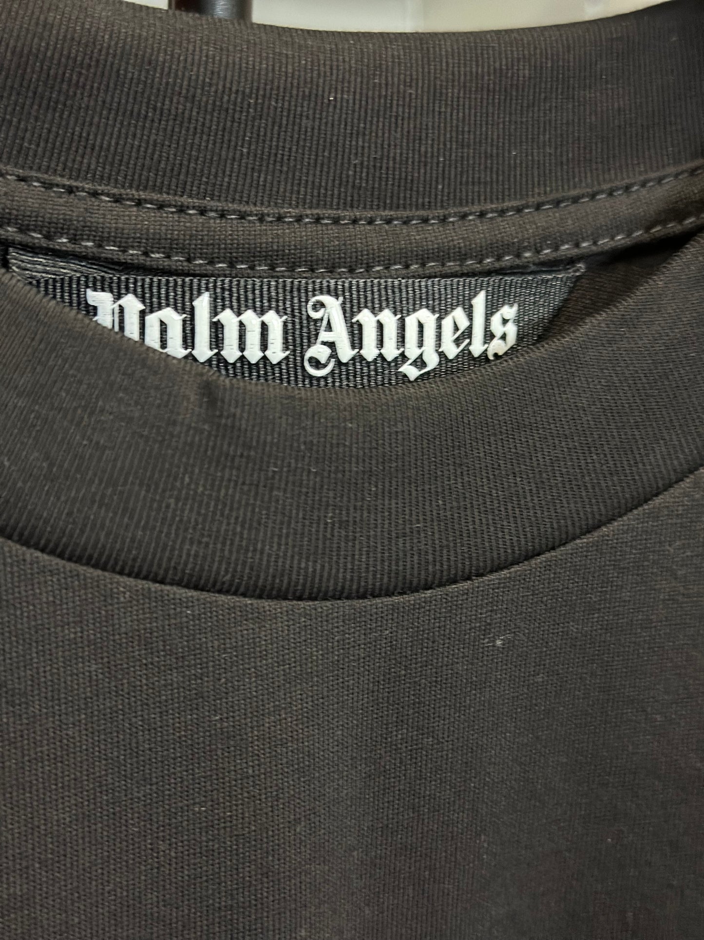 Playera Palm Angels Negra Star Sprayed