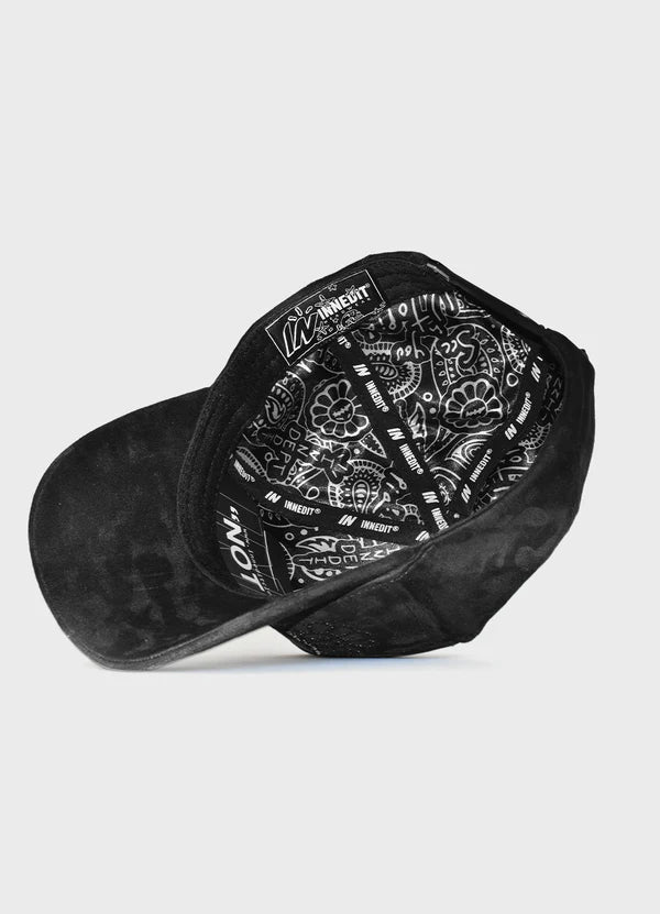 Gorra MURATRAVIS Crystals Black – Gamuza Negra con Pedrería (Original)
