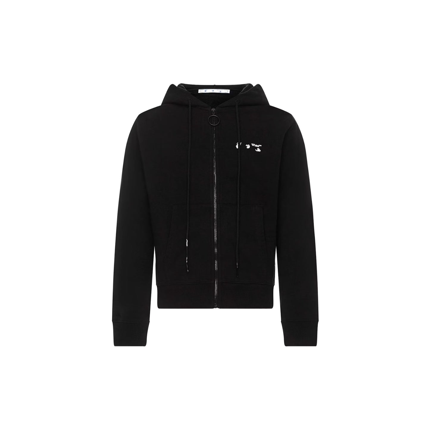 Hoodie OFF-WHITE Drowning Man Zip-Up Negra Hombre – FW21