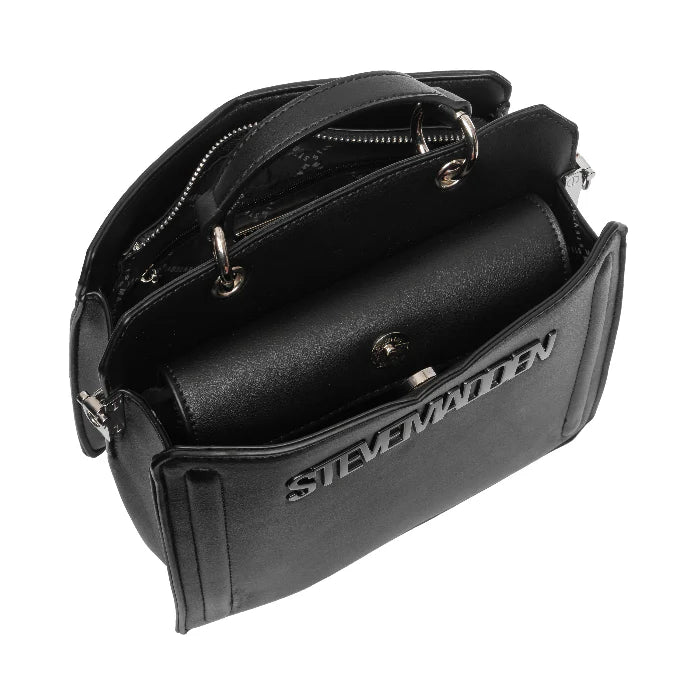 Bolsa Shoulder Bevelyn Negra | STEVE MADDEN