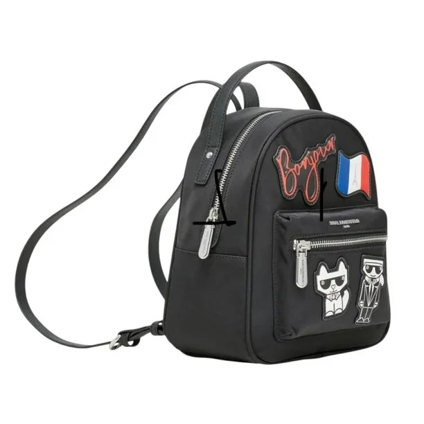 Mochila Karl Lagerfeld “Bonjour” – Estilo Backpack Moderno