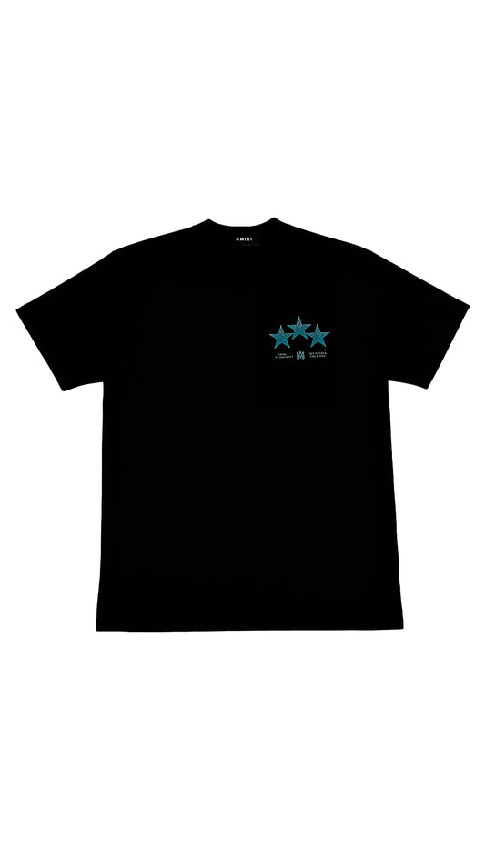 Playera AMIRI Black Stars Pocket Tee - Edición Limitada