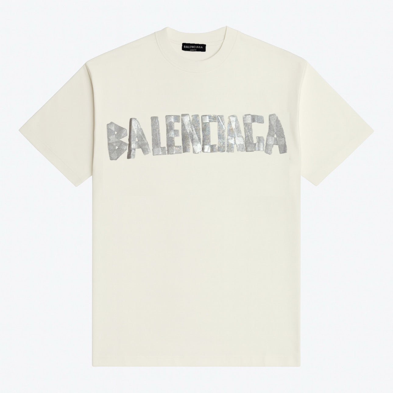 Playera Balenciaga Tape Type T-Shirt Medium Fit - Blanco