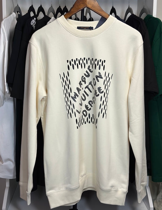 Hoodie Louis Vuitton Blanca – Edición SS24