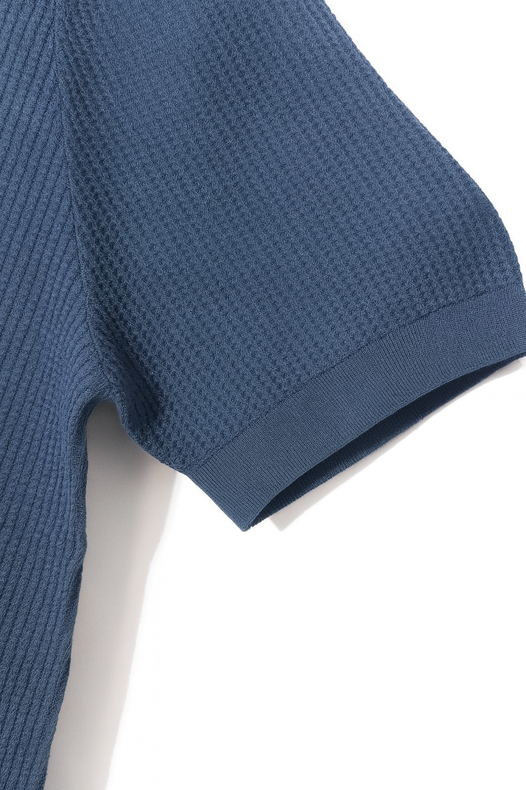 Playera Loro Piana Azul Marino de Punto Fino