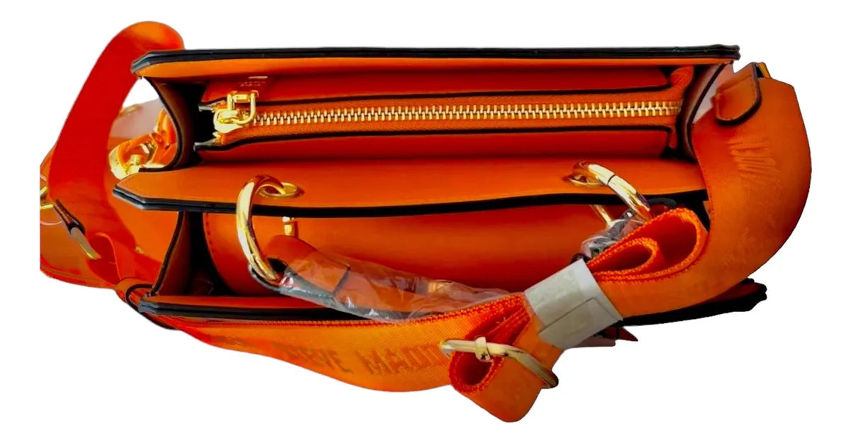 Bolsa Shoulder Bevelyn Naranja | STEVE MADDEN