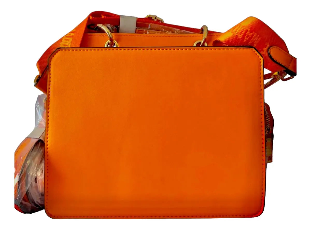 Bolsa Shoulder Bevelyn Naranja | STEVE MADDEN